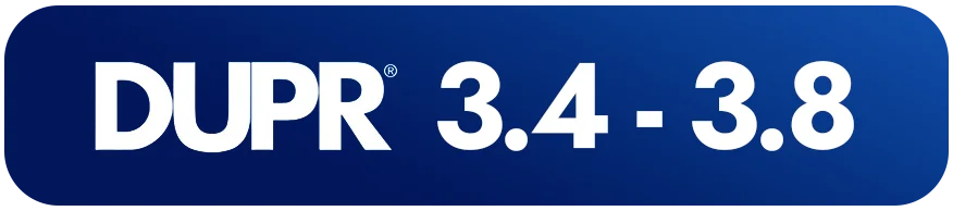 DUPR 3.4-3.8